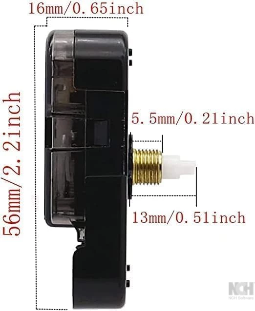 ماكينة ساعة حائط تيوانى الصنع - الصورة 3
