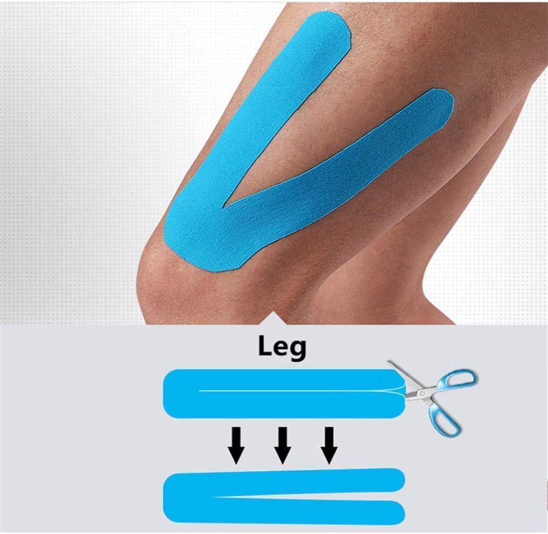شريط لاصق رياضي ملاعب علاجي للعضلات – مقاوم للماء وخالي من اللاتكس – دعم العضلات وتخفيف الألم - الصورة 5
