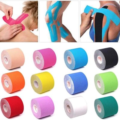 شريط لاصق رياضي ملاعب علاجي للعضلات – مقاوم للماء وخالي من اللاتكس – دعم العضلات وتخفيف الألم